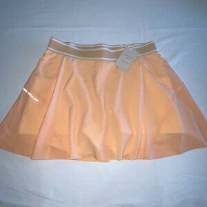 Womens PETER MILLAR Golf SKORT Orange Sz SMALL-Built In Shorts-Golf Athletic NWT